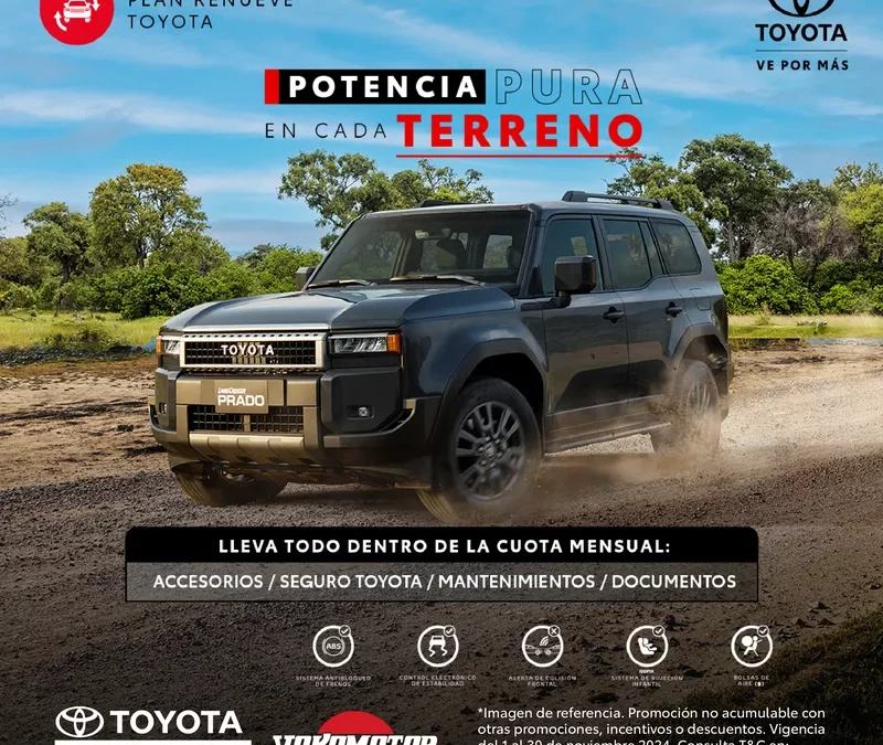 VEHÍCULOS COMBUSTIBLE: PLAN RENUEVE ¡LA FORMA FÁCIL DE ESTRENAR TOYOTA CON CUOTAS BAJAS Y CORTO PLAZO!