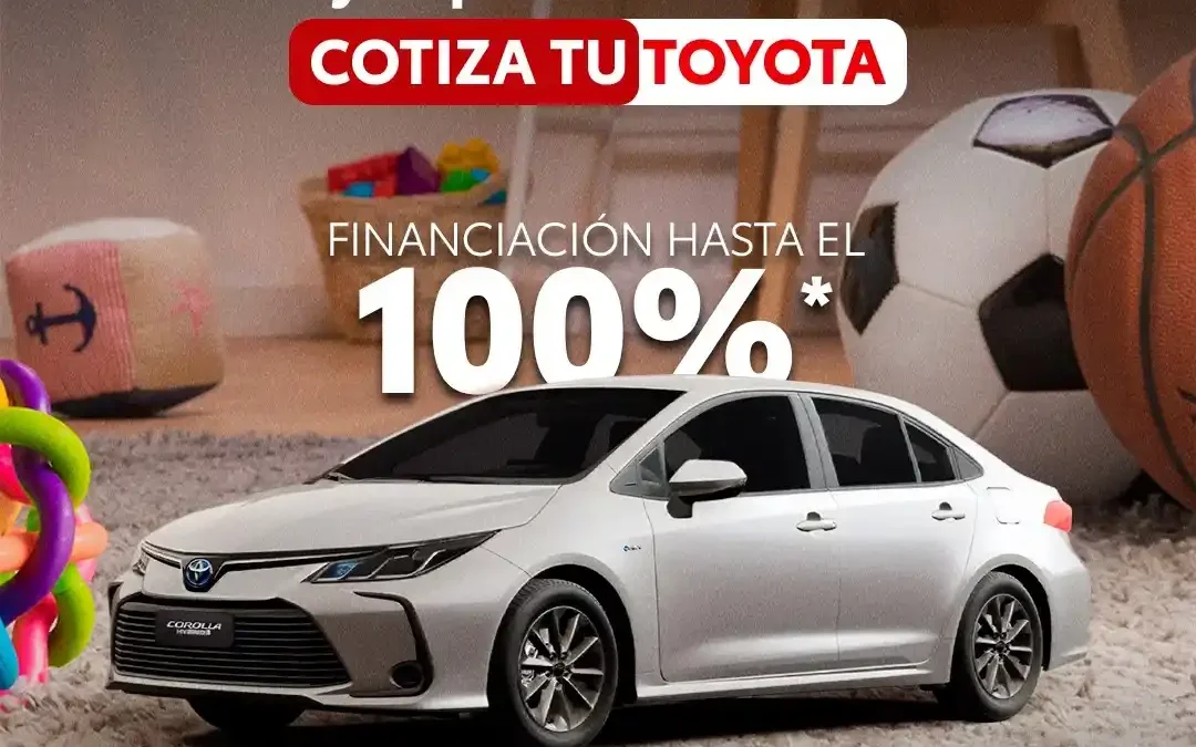 COROLLA SEDÁN FINANCIACIÓN HASTA EL 100%
