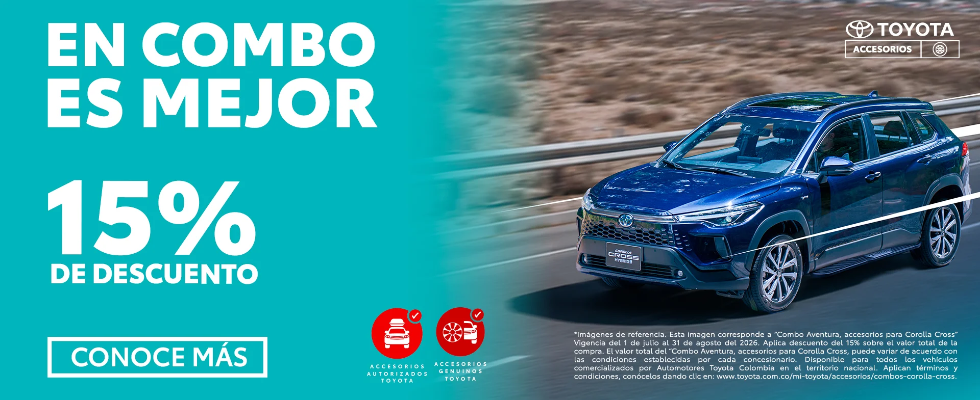 Accesorios Toyota Corolla Cross